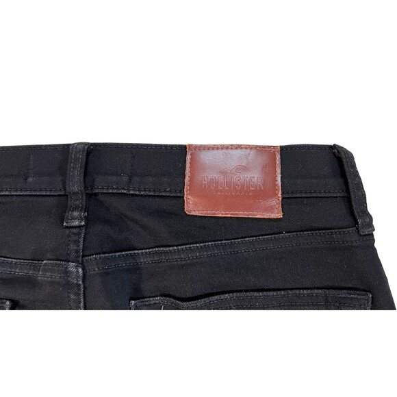 Hollister Men’s Jeans Skinny Fit Advanced Stretch 33 x 32 Distressed Black Jeans - Picture 8 of 13